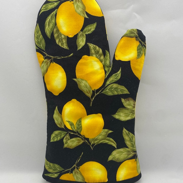 Oven Mitt - Lemons - LAST CALL - only one left!