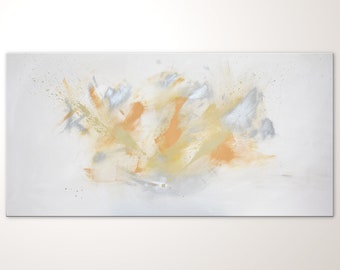 Puristic Minimalistic Art" Modern Flair" Living Room Painting-Modern Painting,Stretched on Canvas,Artwork Framed ,New Abstract Design Unique