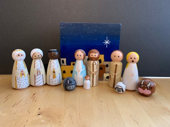 etsy peg dolls