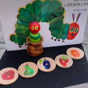 Very Hungry Caterpillar Peg Dolls