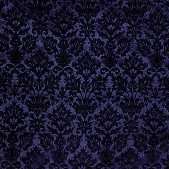 Cut Velvet Mohair Navy Blue Lee Jofa Marlow Grenade Upholstery Fabric