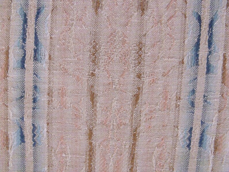 Lee Jofa Cotton Rayon Linen Vicenza Stripe Damask Eggshell Upholstery Drapery Fabric
