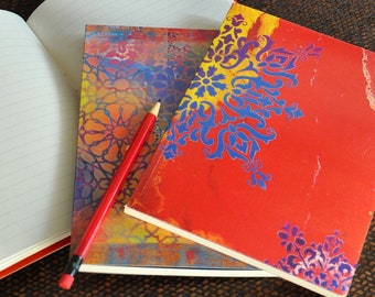 Painted Notebook Journal: Rubina Kazi Art Cover, Ruled Pages (8x6")