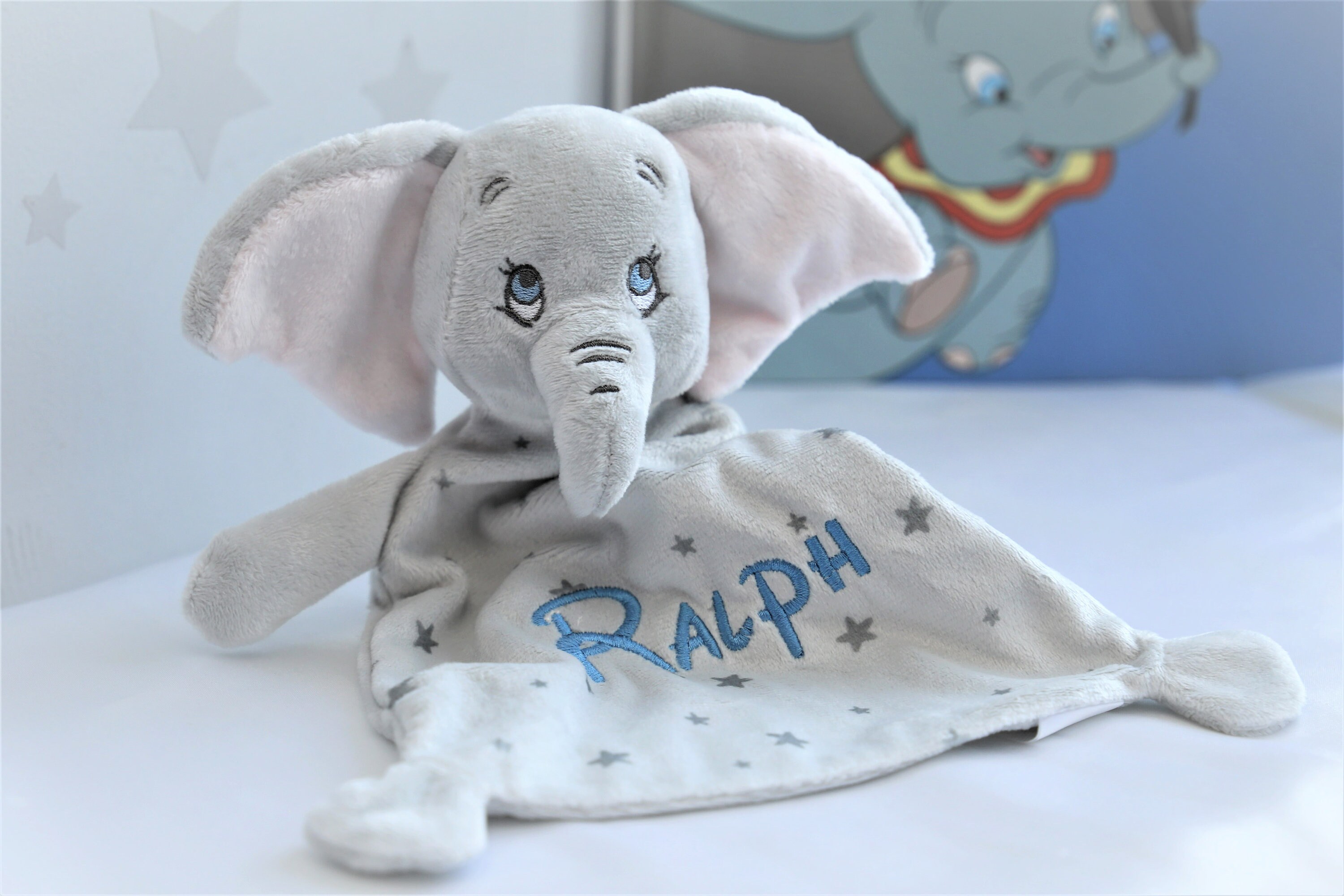 Personalised disney classics soft dumbo snuggler , Baby comforter, Ba…