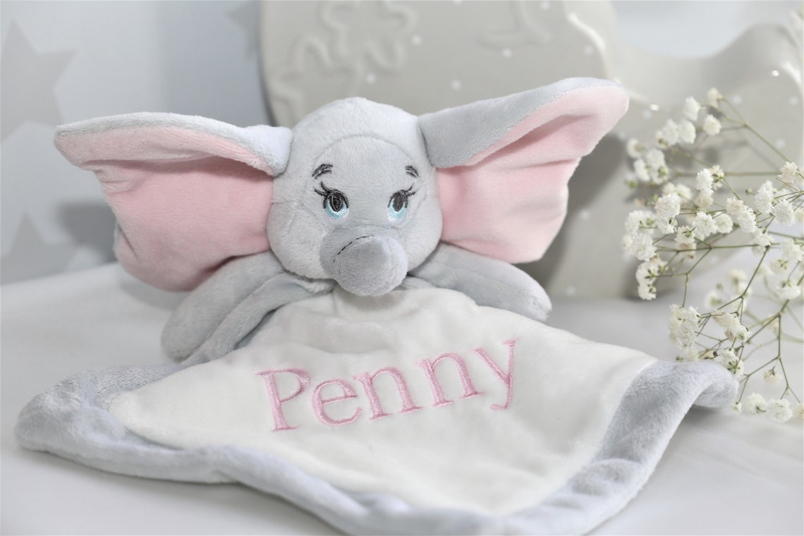 Personalised disney classics soft dumbo snuggler Baby Etsy