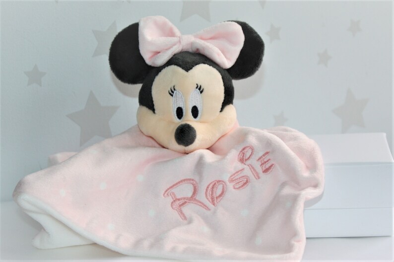 Console De Bebe Disney Minnie Mouse Personnalisee Couverture Etsy