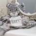 Personalised Cuddle Comfort Blanket ,Cat comforters . Baby shower gift . Baby Unisex .Tiger toys , Baby gift 