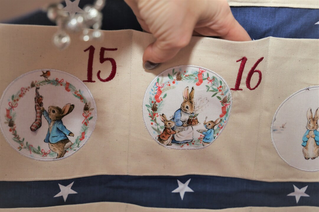 Advent Calendar beatrix Potter Fabric Advent Calendar Etsy