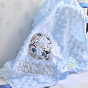 Edredón personalizado para bebé, Edredón Taggie, Taggy, Edredón, Liberty, Monograma