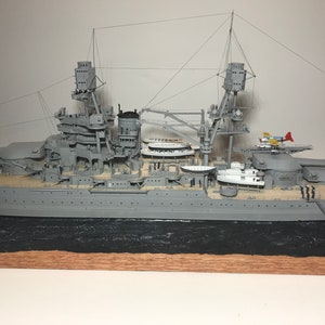 USS Arizona ship model 1939-1940--Detailed Scale Model -36 inch length- 1/200 Scale