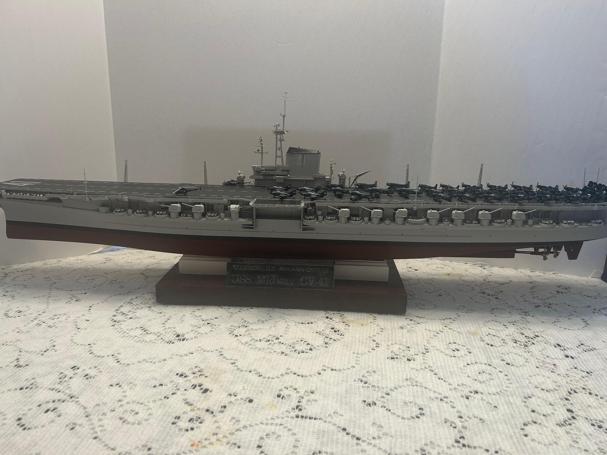 USS Midway Cv-41--1950