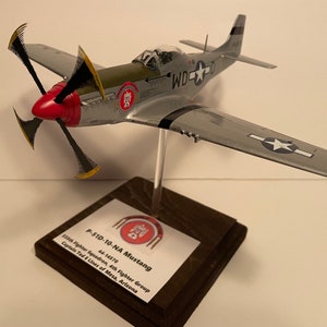 P-51D Mustang -&quot;Thunderbird&quot;  1/48 scale- Built Plastic Scale Model
