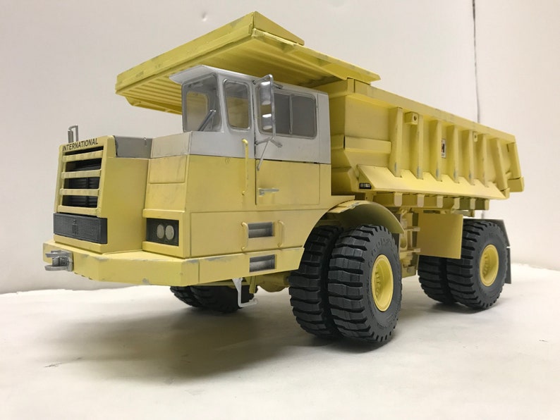 International Payhauler 350 Dump Truck Detailed Scale Model 14 inches long image 1