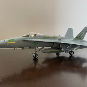 US Navy F/A-18C Hornet jet model -- Detailed Scale Model- 1/48 scale