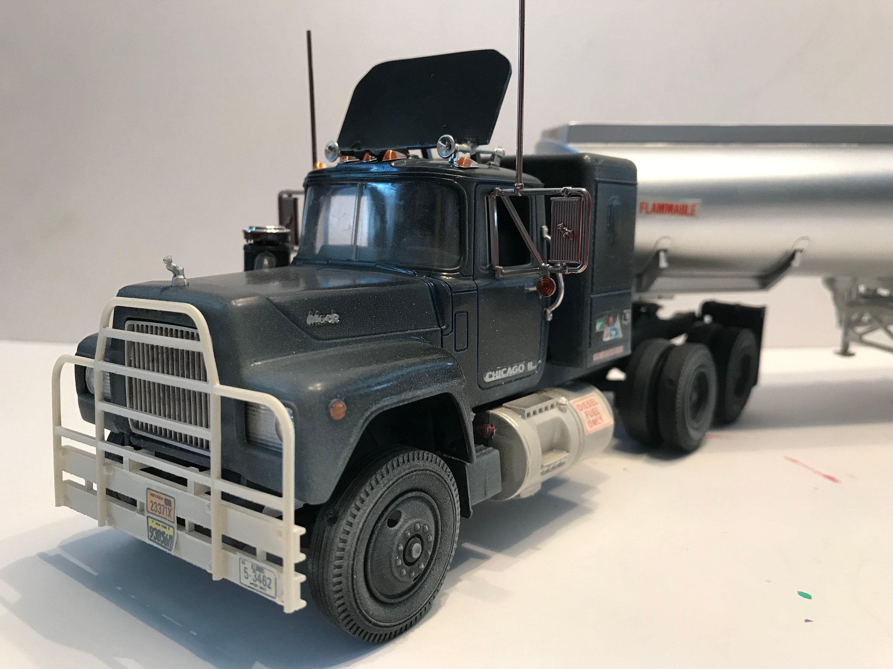 Mack Rubber Duck tribute- CONVOY 1978 movie -- Detailed Scale Model- 1/32  scale- 23 inches long