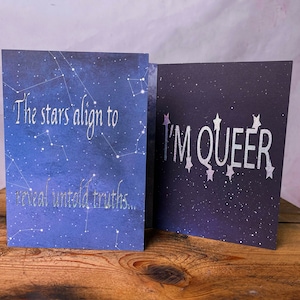 Carte Queer Coming Out fabriquée en LGBTQ+