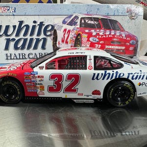 NASCAR Dale Jarrett #32 White Rain Racing 1:24 scale stock car Limited Edition 6000 made Collectors Car 1998