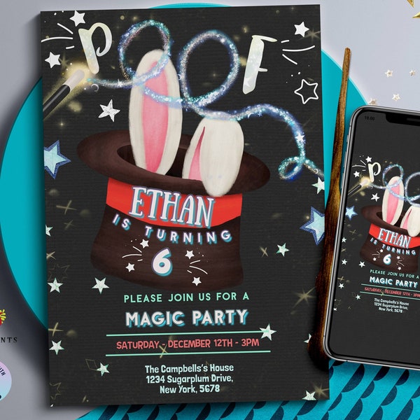Magic Invitations - Etsy