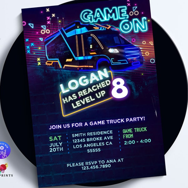 Game Truck Party - Etsy