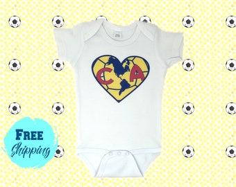 club america baby onesie
