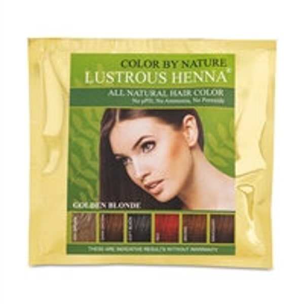 Golden Blonde Color by Nature Lustrous Henna 100 grams