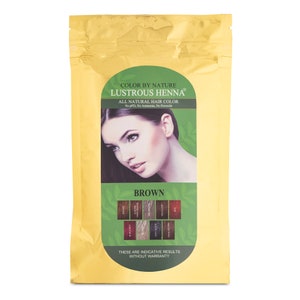 Brown Color by Nature Lustrous Henna 100 grams