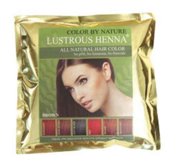 Lustrous Henna Brown 100 Natural Hair Color 100 Grams Etsy