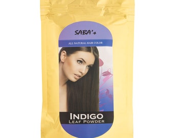 Indigo leaf powder by Saba Botanical 100 grams