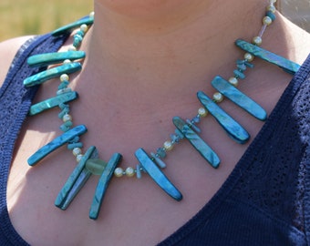 Ocean Turquoise Necklace & Earrings Set