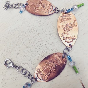 Buzz Lightyear Pressed Penny Bracelet- Disneyland, Pixar