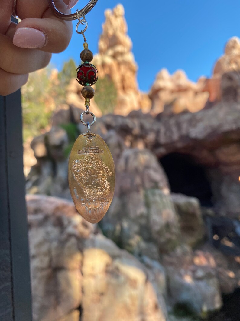 Big Thunder Pressed Penny Key Chain Disneyland