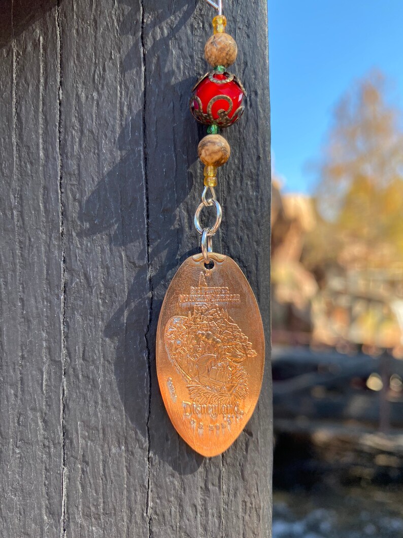 Big Thunder Pressed Penny Key Chain Disneyland Etsy
