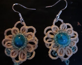 Tatted ear rings