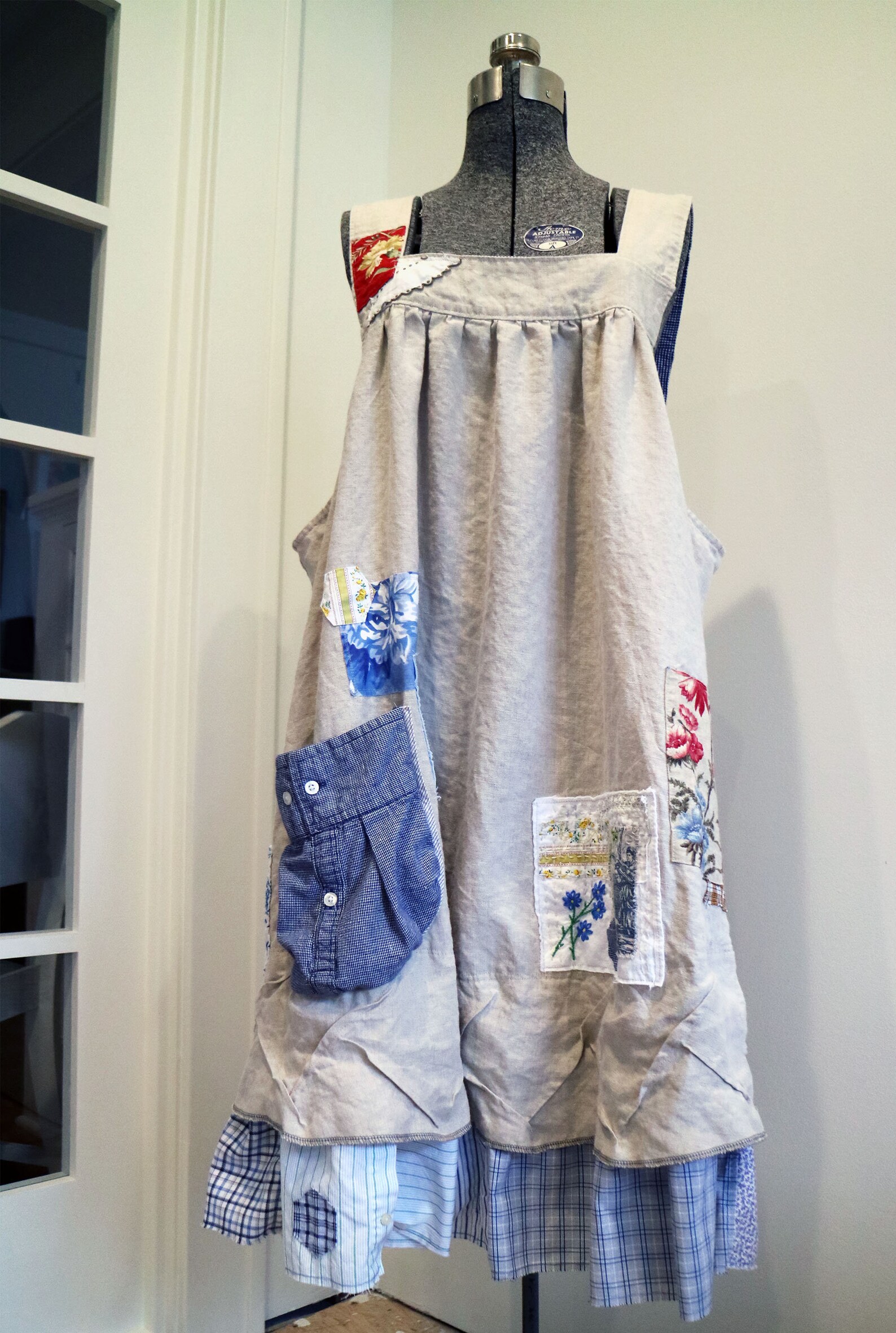 CUSTOM ORDER EXAMPLE Linen Lagenlook Jumper Pinafore Dress | Etsy