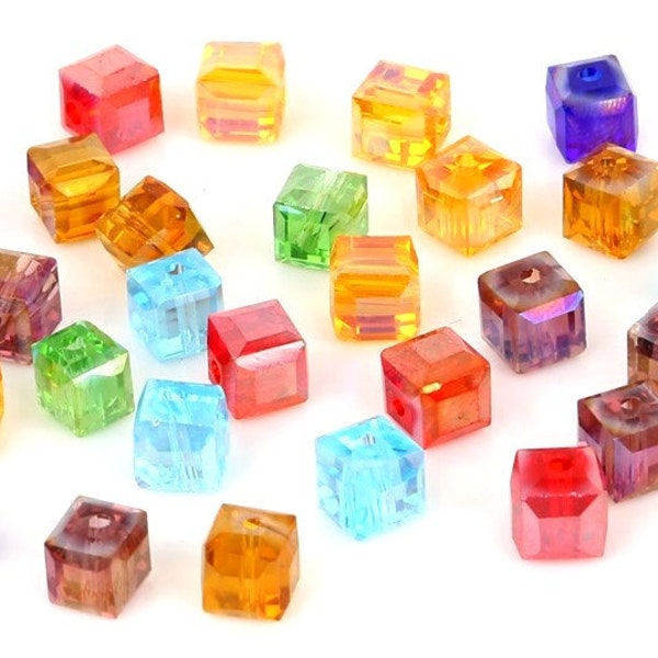 5601 Swarovski 4 mm Cube Beads