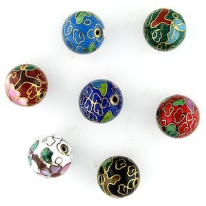 Item-6006C-6mm Cloisonne Round Beads