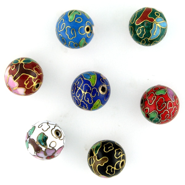 Item-6006C-6mm Cloisonne Round Beads