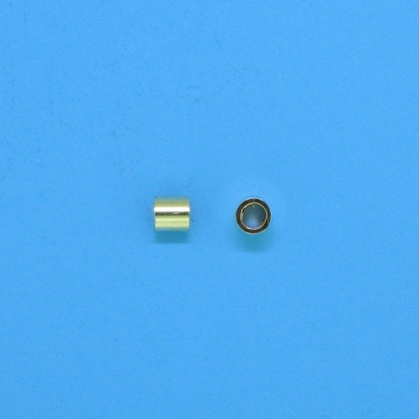 Item-417 Gold Filled Crimp Smasher, 2x2mm Crimp Smasher Finding, 14/20 14kt, Gold Filled wholesale beads, Wholesale Findings