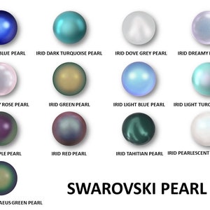Swarovski Round crystal pearl beads  5810 crystal beads - Available in 3mm, 4mm, 6mm, 8mm, and 10mm Swarovski pearls