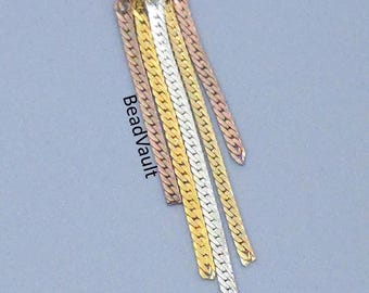 Pingentes de Corrente com Franjas, Conjunto de 5 Pingentes de Corrente, Pingentes Adicionais com Corrente, Corrente em Ouro Rosa, Corrente Dourada, Pingente de Corrente Prateada, Suprimentos para Desapego (H1223)