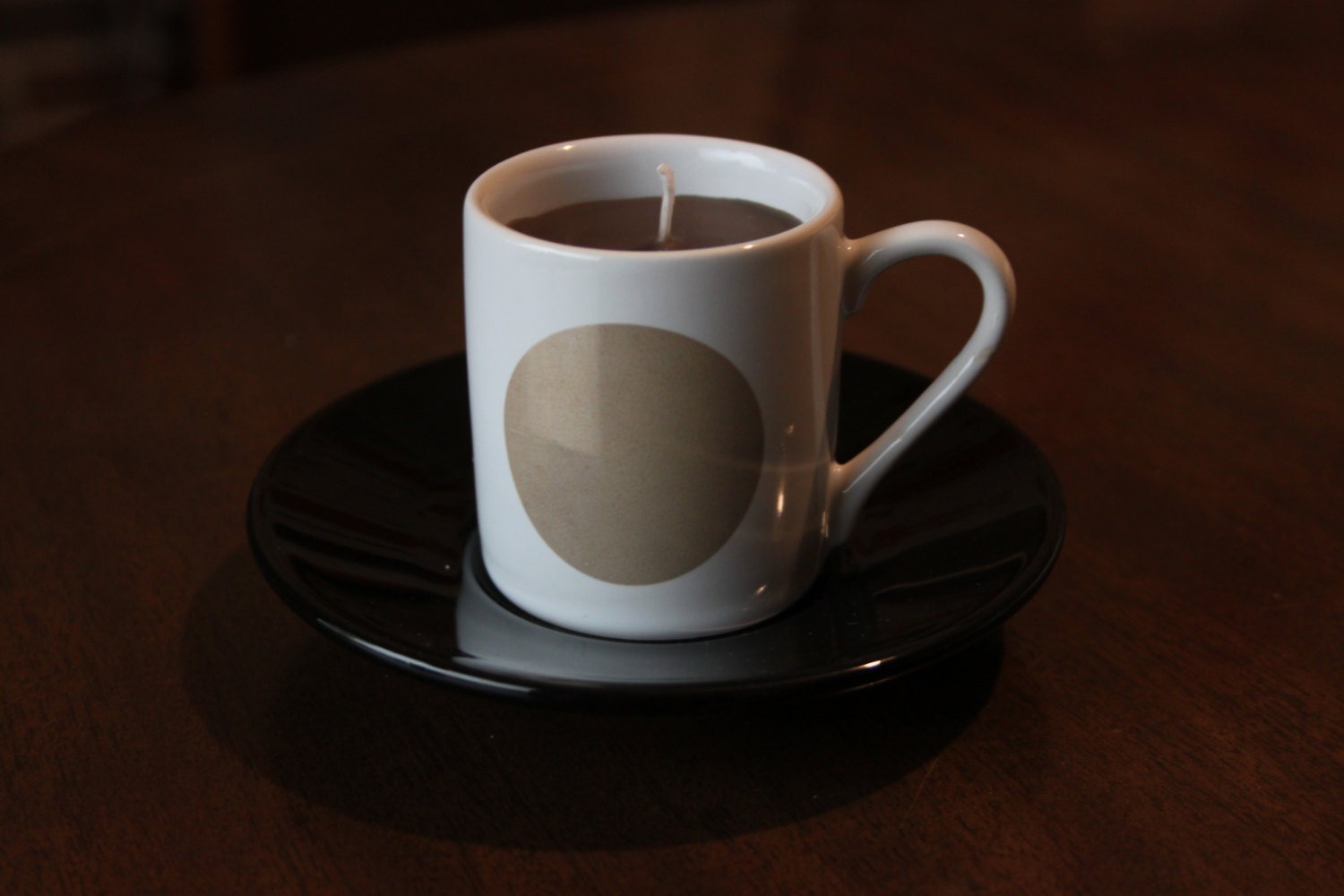 Brand new Teacup candle Asda Luna Espresso set white cup Etsy