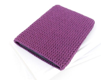 Purple PocketBook Era color soft case, Tolino Shine 2024 vegan sock, Onyx Boox Page cover, Bigme Read pouch, denim Kobo Clara BW eco sleeve