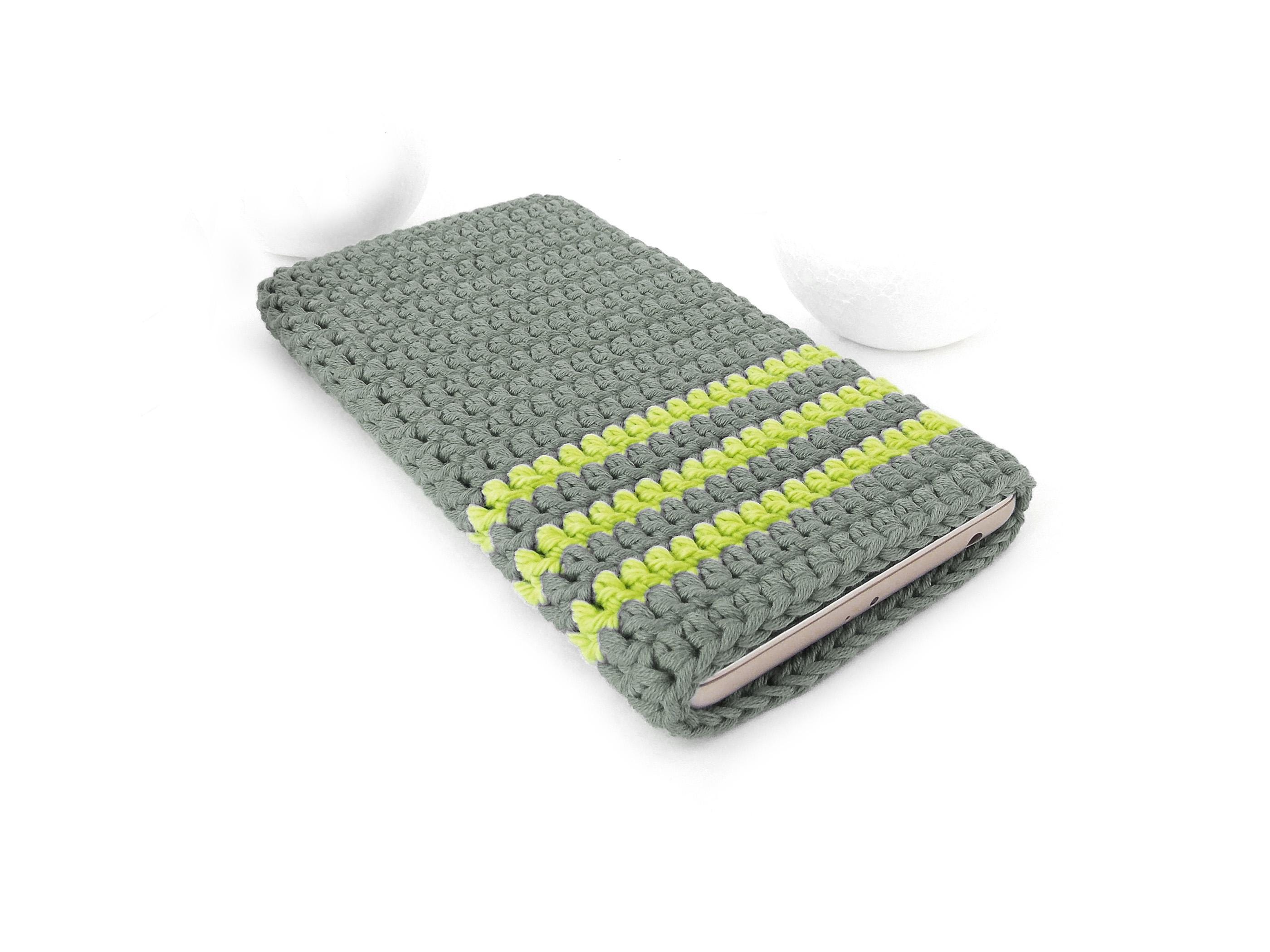 Apple Green Motorola Edge 60 Pro phone pouch, Moto E13 eco soft cover, 3 stripes phone sock for Moto G Power 5G, Moto X40 vegan sleeve case