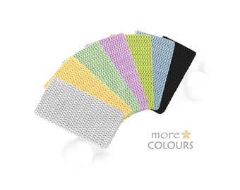 iPhone 16e eco-hoesje, violet iPhone SE 2-cover, iPhone 13-minizakje, taupe iPhone 8+ sok, blauwgroen iPhone 15 pro-hoesje, zwart iPhone 14-zakje