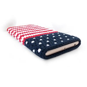 US Flag iPhone 16e pouch, American iPhone 13 mini phone cover, iPhone 15 Pro Max sleeve case, USA iPhone 14+ pouch, 4 July iPhone 12 sock