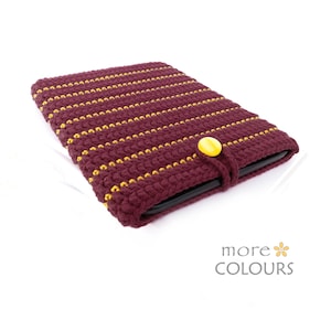Étui Tolino Shine 2024, couverture couleur bordeaux de la Kobo Libra, chaussettes professionnelles dorées Pocketbook Verse, pochette rouge pour Kindle 11, housse de manche Onyx BOOX Poke 5