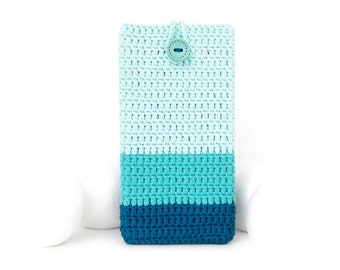 Teal Galaxy S23 ultra phone sock, Ombre OnePlus 11 case, Moto X30 cover, Mint Redmi Note 10 sleeve, Honor X5 pouch, Xiaomi 13 Pro eco case