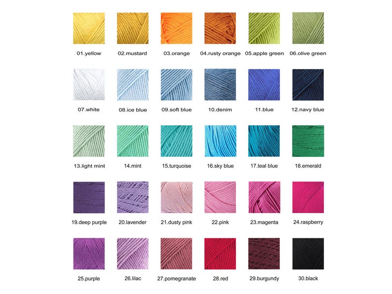 A chart with samples of available colors for stripes of the e-reader case.