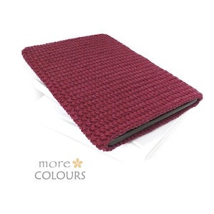 Étui écologique pour iPad Pro 13 2024, housse bourgogne pour tablette Pixel, étui souple reMarkable, étui végétalien ZTE Red Magic Nova, poche violette pour Vivo Pad 3 Pro