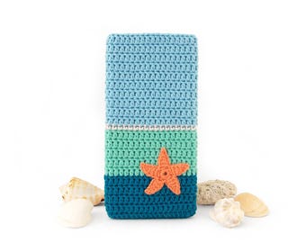 Funda Ocean para iPhone Air, funda ecológica para Galaxy S26, funda Ombre para Moto Edge 70, funda acogedora para Xiaomi 17, funda tipo calcetín para Xperia 10 V, funda suave color turquesa para Honor Magic 7